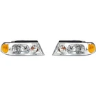 For Lincoln Navigator 1998-2002 Headlight Assembly Driver Passenger Side Pair New. Price: $241.40.