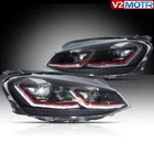 Vland Led Headlights W/sequential For Volkswagen Golf MK7.5 Gti 2018-21 Halogen New. Price: $359.99.