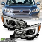 For 2015 2016 2017 Subaru Legacy Outback Black Halogen Projector Headlights Set New. Price: $215.99.
