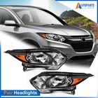 Pair/set Black Amber Headlights Assembly For Honda Hr-v Hrv 1.8L 2016 2017 2018 New. Price: $159.99.
