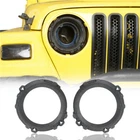 Pair Inch Black Abs Headlight Mount Bracket Ring For Jeep Wrangler Tj 97-06 New. Price: $14.68.