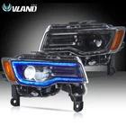 Vland Black Full Led Headlights For 14-22 Jeep Grand Cherokee Startup Animation New. Price: $394.99.