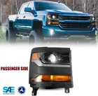 For 2016-2018 Headlight Chevy Silverado 1500 Led Hid/xenon Projector Right Side New. Price: $159.99.