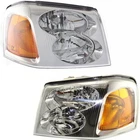 For 2002-2009 Gmc Envoy Pair Headlights Driver And Passenger Side W/ Bulbs New. Price: $161.24.