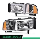 Fit For 94-02 Dodge Ram 1500 2500 3500 Amber Corner Led Drl Headlight Chrome New. Price: $77.37.