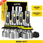 Auxito Combo 4 9005 H11 Led Headlight Kit Bulbs 100W High Low Beam White 88000LM New. Price: $34.19.