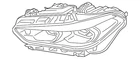 Genuine Bmw Headlamp Assembly 63-11-9-851-812 New. Price: $7047.43.