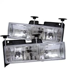 Spyder Crystal Glass Headlights For Chevy C/k Series/tahoe - Chrome New. Price: $127.06.