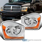 Headlights Fits 2004-2006 Dodge Durango Chrome Lamps Left+right Pair 04-06 New. Price: $103.95.