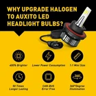 9008/H13 Auxito Led Headlight Bulbs Conversion Kit Hi/lo Beam 6500K White New. Price: $47.49.