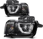 Fits 2010-2013 Chevrolet Camaro 3.6L 6.2L Headlights Assembly Pair Black Housing New. Price: $104.01.
