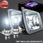 Pair 7X6" 5X7" Led Headlights Hi/lo Beam For 82-93 Chevy S10 Blazer Gmc S15 A++ New. Price: $69.98.
