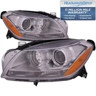 Headlight Capa Fits 2012-2015 Mercedes-benz ML350 MB2502192 MB2503192 Halogen New. Price: $1004.98.