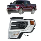 Headlight Ford F150 2013-2014 Hid Type Projector Electroplated Driver Side New. Price: $186.52.