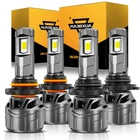 Auxbeam Canbus F18 Series 9005 9006 Led Headlight Bulbs 6500K High Low 100W New. Price: $65.99.