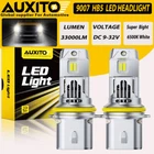 Auxito 9007 HB5 Led Headlight Bulbs High Low Beam 330000LM White Super Bright 2X New. Price: $36.09.