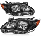 For 2011 2012-13 Toyota Corolla Headlights Assembly Black Housing Left&right New. Price: $78.99.