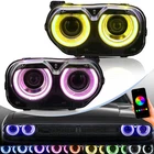 Vland Headlights Rgb Drl Set For 2015-22 Dodge Challenger Front Lamps Pairs New. Price: $373.49.