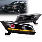 Vland Demon Eyes Led Projector Headlights For 2008-12 Honda Accord W/sequential New. Price: $284.99.