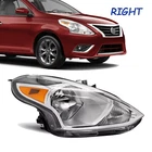 For 2015-2019 Nissan Versa Sedan Factory Headlight Headlamp Right Passenger Side New. Price: $64.00.