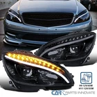 Fit 2008-2011 Benz W204 C-class Black Smoke Projector Headlights Led Signal Lamp New. Price: $365.95.