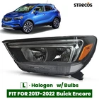 For 2017-2022 Buick Encore Halogen Headlight Black Housing W/ Bulb Driver Side New. Price: $93.99.