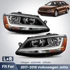 For 2017-2018 Volkswagen Jetta Halogen Headlight W/led Drl&bulb Left+right Pair New. Price: $244.80.