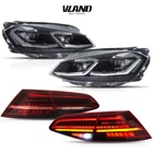 Vland For 2015-2017 Golf MK7&GTI Led Headlights+red Tail Sequential New. Price: $617.99.