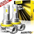 Auxito H11 H9 Led H8 Headlight Kit Low High Beam Bulbs Super Bright 6500K White New. Price: $35.99.