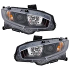 Left And Right Headlight For Honda Civic 2019-2021 Coupe Sedan Halogen W/ Bulbs New. Price: $242.31.