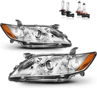 2007-2009 Toyota Camry Headlights Halogen Headlamp W/bulbs Driver & Passenger New. Price: $192.99.