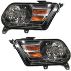 Ford Mustang 2010-2014 Headlight Driver And Passenger Side Pair Halogen New. Price: $194.45.