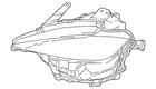 Genuine Mazda Headlight Assembly NG7M-51-030C New. Price: $1774.24.