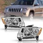 For 2011-2013 Jeep Grand Cherokee Headlight 11-17 Compass Pair Halogen Headlamp New. Price: $46.99.
