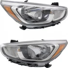 For Hyundai Accent Headlight 2015 2016 2017 Passenger Driver Pair/set Halogen New. Price: $478.50.