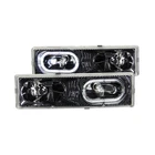 Anzo 111005 Pair Of 2 Led Crystal Headlights For 88-00 Chevrolet / K Models New. Price: $146.08.