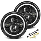 Uni-shine Black 2PCS 7 Inch Led Headlight Round Dot Pack, New. Price: $89.09.