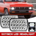 For Nissan Pickup Hardbody D21 2SETS 7X6" 5X7'' Led Headlights High/low Beam New. Price: $33.11.