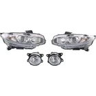 Headlight Kit For 2016-2020 Honda Civic Driver And Passenger Side Clear Lens New. Price: $310.18.
