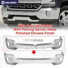 For 2016-18 Chevy Silverado Front Bumper Face Bar Split W/fog Light Holes Chrome New. Price: $136.95.