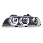 Led Halo Projector Black Headlights For Bmw E39 525I 530I M5 Lh+rh 1996-2000 New. Price: $198.00.
