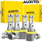 4X Auxito H11 H9 Led Headlight Bulbs Low Beam Super Bright 6500K White Fanless New. Price: $44.64.