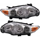 For 2011-2013 Toyota Corolla Headlight Assembly Pair Chrome Capa TO2518131C New. Price: $154.94.