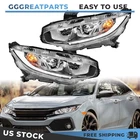 Halogen Led Drl Headlamp For Honda Civic 2016-2020 Projector Headlight Pair Set New. Price: $90.69.