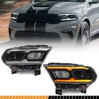 Pair For Dodge Durango 2021-2024 Full Led Projector Black Trim Headlight W/ Bulb New. Price: $377.99.