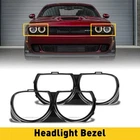 Pair Front Headlight Lamp Bezel Trim For 2015-2020 Dodge Challenger R/t Srt New. Price: $20.89.