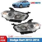 For 2013-2016 Dodge Dart Halogen Headlight With Bulb Chrome Trim Left+right Pair New. Price: $182.99.