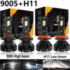 Ridroid Led Headlight Bulbs Conversion Kit 9005 H11 High Low Beam With Canbus New. Price: $43.97.