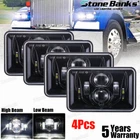 Rectangular 4X6 Led Headlights Dot Approved With High Low Beam H4651 H4652 H4656 New. Price: $158.38.