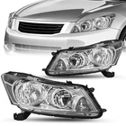 For 2008-2012 Honda Accord 4-DOOR Sedan Chrome Headlights Clear Corner Lamps L+r New. Price: $90.99.
